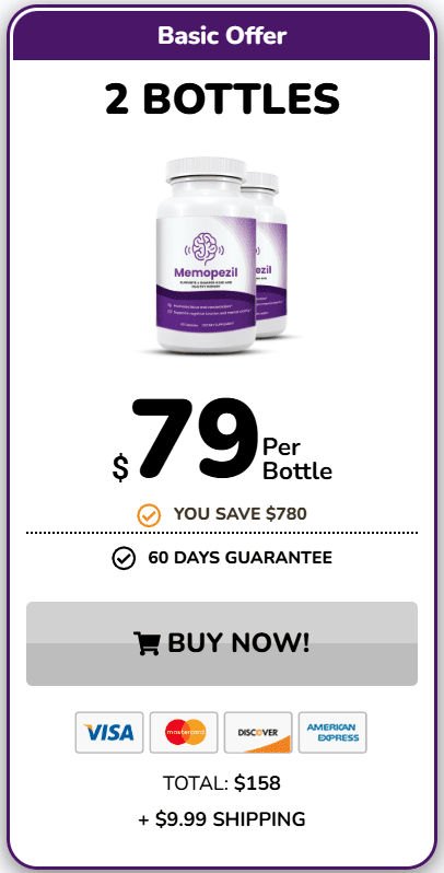 memopezil 2 bottles price