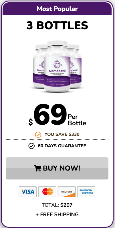 memopezil 3 bottles price